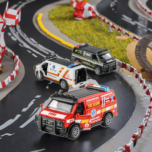 Unisex 1:32 de tres puertas abiertas a presión modelo de policía coche en <span class=keywords><strong>miniatura</strong></span> caja de exhibición de Metal colección tirar hacia atrás coche en <span class=keywords><strong>miniatura</strong></span> - Product Image 5