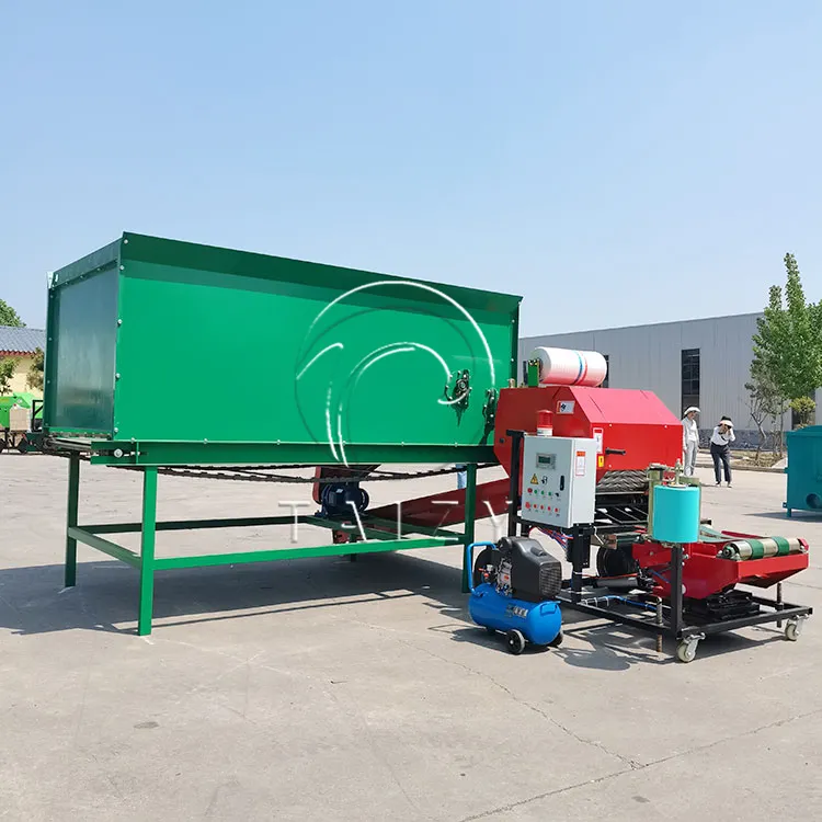 fully automatic silage packing baler film wrapping machine straw silage baler and wrapper machine