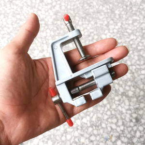 Aluminum <b>Mini</b> Bench Vise Small Table Vise Manual <b>Clamp</b> For Jewelry Repair - Product Image 1
