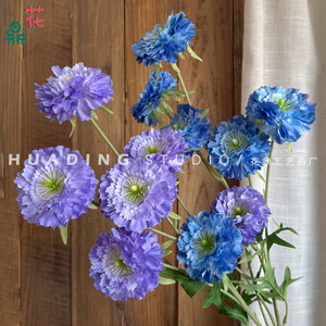 Fleurs de pivoine en soie artificielle, 3 ou 6 têtes superposées, pour décorations de mariage - Product Image 2