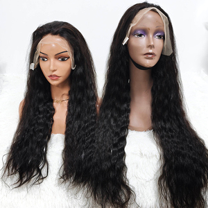 Letsfly Promotion $185 13x4 SDD Loose Straight <b>Wigs</b> Natural <b>Black</b> Raw Virgin Human Hair 320gram Wholesales Full Hair Long <b>Wig</b> - Product Image 6