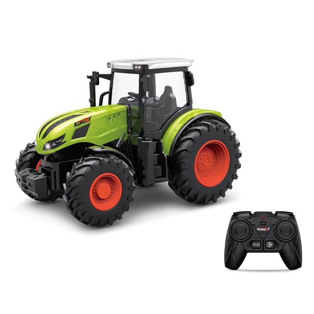 Kids RC Farm Car Tractors Trailer Truck Toy Remote Control Tractor Trucks Vehicle Children Remote Control Farmer Car
