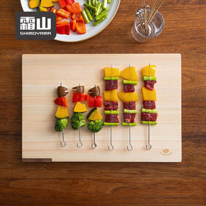 SHIMOYAMA hogar al aire libre de acero inoxidable <span class=keywords><strong>Kebab</strong></span> barbacoa horno palo pinchos de Metal para cocinar al aire libre - Product Image 2