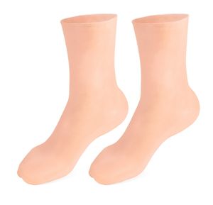 <span class=keywords><strong>Calcetines</strong></span> de gel de silicona para pies secos de tamaño largo <span class=keywords><strong>Calcetines</strong></span> hidratantes de silicona antideslizantes de alta elasticidad - Product Image 3