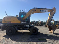 Excavatrice sur roues XCMG XE150WD d'occasion, 2022, 6980 heures de fonctionnement, 104 kW, machine d'excavation hydraulique
