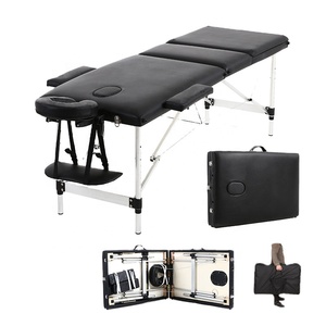 Hot Sale Tragbares Spa-Gesichts bett Klapp <span class=keywords><strong>massage</strong></span> bett 3-fach <span class=keywords><strong>Massage</strong></span> tisch aus Aluminium legierung - Product Image 1