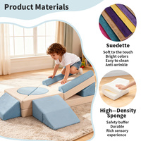 Ensemble de blocs de construction en mousse souple pour enfants, canapé de jeu convertible, canapé d'escalade, équipement de jeu d'intérieur pour tout-petits, mobilier de jeu modulaire