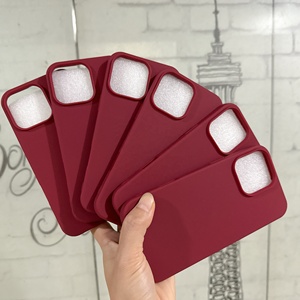 1.6mm <span class=keywords><strong>Cover</strong></span> in Silicone opaco con Micro fibra libera stampa Logo colorato TPU custodia per telefono morbido per <span class=keywords><strong>iPhone</strong></span> 16 15 14 13 12 <span class=keywords><strong>11</strong></span> - Product Image 1