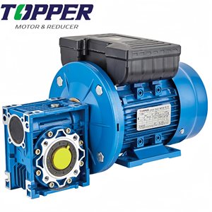 1.1Kw MY Series Frame 90S Condensador monofásico Motor eléctrico con reductor de gusano NMRV063 90B5 B14 Brida de entrada - Product Image 2