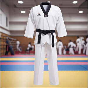 Đồ tập Taekwondo truyền thống Woosung Unisex WTF Dobok cho trẻ em và người lớn - Product Image 4