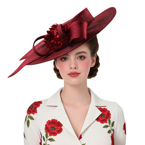 Chapeau Fascinator de Luxe Personnalisé à Fleurs, Coloré, Non Tissé, pour Cérémonies, Événements Sportifs, Église, Mariages, Célébrations, pour <span class=keywords><strong>Femme</strong></span> - Product Image 4