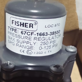 Nouveaux régulateurs d'alimentation pour instruments Fisher série 67CF 67CF-1663-38501/67CF-1663-3855/67CF-1663-38556 - Product Image 6