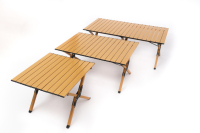 Table de camping pliable moderne pour l'extérieur, petite, avec cadre en aluminium, portable et compacte, idéale pour le camping, la randonnée, les sorties, l'école et la ferme.