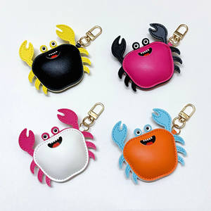 Mignon Kawaii 3D Anime PU porte-clés en cuir 3D animaux et gland voiture porte-clés accessoires avec breloques de sac à main porte-clés en cuir - Product Image 3