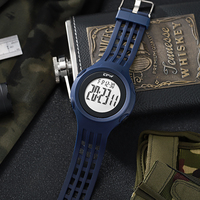 Montre de sport pour homme, style étanche, montres numériques pour homme, chronographe, horloge électronique LED, montre-bracelet pour homme, Reloj Para Hombre