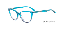 Montures de lunettes en gros yeux de chat lunettes en acétate montures de lunettes pour adultes