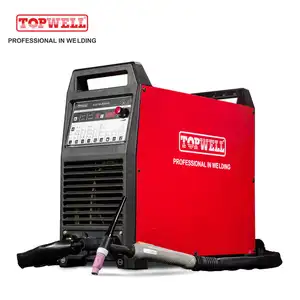 250amp Multi-functional AC/DC/Pulse TIG welding TOPWELL ALUTIG-250HD aluminium welding settings welder