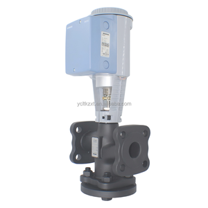 Vanne de régulation électrique à 2 voies série <span class=keywords><strong>SKD62</strong></span> <span class=keywords><strong>Siemens</strong></span>, protection IP54, raccord à bride pour chaudière de quartier - Product Image 1