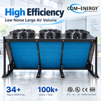 Condenseur Com-Energy - Condenseur à air refroidi haute efficacité FNV/W avec tubes en cuivre, ailettes en aluminium et ventilateurs axiaux