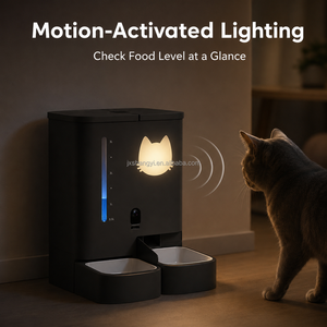 Factory OEM Custom 2 in 1 Water and <strong>Food</strong> Pet Bowls Feeders Automatic <strong>cat</strong> Smart Pet Feeder with Camera <strong>Timer</strong> WIFI - Product Image 5