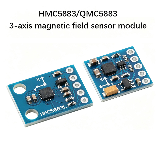 HMC5883L QMC5883P 3 Axis Magnetic Field Sensor Electronic Compass GY 271 GY 273 Magnetometer Sensor Module