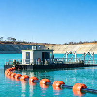 Station de surpression flottante stable pour projets d'ingénierie hydraulique