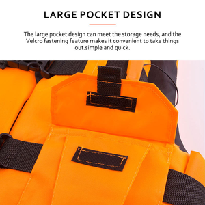 <span class=keywords><strong>Gilet</strong></span> <span class=keywords><strong>de</strong></span> <span class=keywords><strong>sauvetage</strong></span> adulte robuste en Oxford, grande flottabilité, portable, pour secours d'urgence, réfléchissant, certifié CE, pour la côte et les zones intérieures - Product Image 5