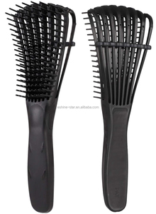 Cepillo y alisador de <span class=keywords><strong>pelo</strong></span> desenredante personalizado al por mayor mejor para cabello húmedo y seco iónico con paleta de ventilación hecha de nailon - Product Image 3
