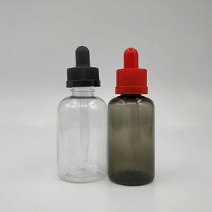 Vente en gros de bouteilles en plastique transparentes et colorées de 30 ml, 50 ml, 60 ml avec logo personnalisé, bouchon inviolable et anti-effraction pour huiles, sérigraphiées - Product Image 2