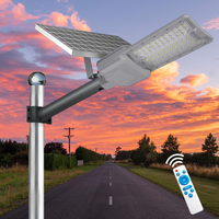 Lampu Jalan LED tenaga surya IP65 tahan air luar ruangan hemat energi lampu umum 50W-250W untuk penggunaan luar ruangan