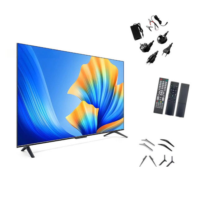 Accept Custom OEM Frameless 75/85/100 Inch Verified Suppliers 4K UHD Full Flat Screen Google Android Smart TV