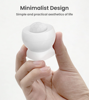 Sensor de Movimiento Inteligente PIR AVATTO ZMS16 Tuya Zigbee, Rango de Detección de 8 Metros, Ángulo Ajustable, Montaje Magnético, Compatible con Alexa y Google Home