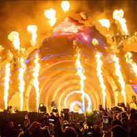 Lance-flammes à effets spéciaux pour scène, machine à colonne de feu DMX 512, puissance 200W pour l'ambiance et les effets