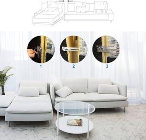 Răng cưa cá sấu góc khung ngoài trời <span class=keywords><strong>sofa</strong></span> phần cứng lồng vào nhau kết nối Doanh ẩn phần cắt phụ kiện bền - Product Image 5