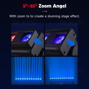 Système d'éclairage de scène professionnel Dj Disco 12X40w Pixel Head Dmx Rgbw <span class=keywords><strong>Quad</strong></span> 4In1 Beam Wash Zoom <span class=keywords><strong>Led</strong></span> Moving <span class=keywords><strong>Bar</strong></span> - Product Image 4