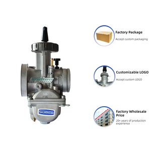 Carburateur de moto universel <span class=keywords><strong>PWK</strong></span> 33/34/35/36/38/40/42mm avec jet de puissance pour moteur 2/4 temps 200-450cc pièces de VTT - Product Image 1