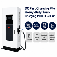 Borne de recharge rapide DC Wanbo-555 pour camions lourds, 120-360 kW, chargeur double pistolet RFID