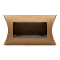Scatole Regalo Natalizie in Carta Kraft Bianche, Marroni e Nere con Finestra, Piccole Buste per Caramelle e Candele