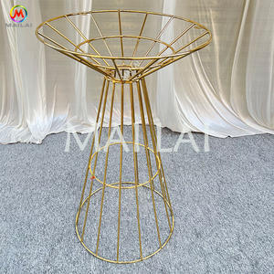 مصنع بيع الزفاف طاولة بار الذهب المعادن بار كعكة الجدول لحفل الزفاف حدث حزب بار - Product Image 2