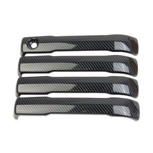 Manija de puerta de fibra de carbono para decoración exterior de coche Toyota tundra 2022, embellecedor de cubierta Exterior, accesorios - Product Image 2