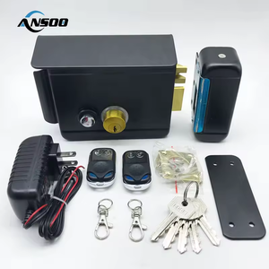 Zhongshan lock smart rim lock Serratura Elettrica Cerchio <span class=keywords><strong>con</strong></span> Funzione di <span class=keywords><strong>Pulsante</strong></span> cylider - Product Image 4