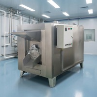 Rôtissoire à tambour motorisée multifonctionnelle en acier inoxydable pour arachides, graines de soja, maïs et noix, machine à rôtir pour boulangerie, capacité de 100 kg/h