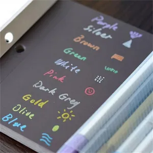 Touchfive — marqueur de croquis couleur fine, 1 mètre, 10 pièces/lot, stylo permanent pour Album Photo, scrapbooking, décor très léger