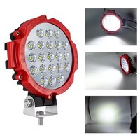 Nouvelles bandes lumineuses LED circulaires de 7 pouces, 60W, ultra-lumineuses, 6000K, blanc, pour feux antibrouillard tout-terrain, ajustement universel, qualité supérieure