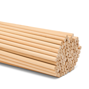 <b>Wooden</b> Dowel Rods for Craft Unfinished Solid Wood Sticks for Arts and DIYers - Product Image 3