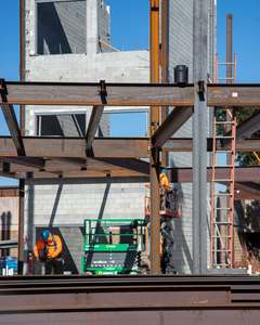 Kết cấu thép 2025 xưởng Xây Dựng Văn phòng Kết Cấu Thép nhiều thép đi lên Hilton đầu đảo trang web việc làm trường trung học - Product Image 6