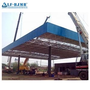 Marco de espacio de acero de diseño <span class=keywords><strong>SAP2000</strong></span>, detalles de construcción, toldo de estación de Gas - Product Image 4