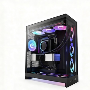 Hot bán giá rẻ trường hợp máy tính <span class=keywords><strong>NZXT</strong></span> H6 dòng chảy màu trắng và màu đen RGB trung tháp trường hợp máy tính chơi Game trường hợp - Product Image 3