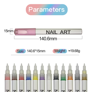 3D-Zeichnung Acryl Nagellack Stift Maniküre DIY wasserdichte Nail Art Polish Andere Farbe Graffiti Stift - Product Image 5