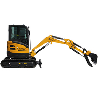 Excavatrice SHANTUI 2,8 tonnes, moteur diesel YANMAR EPA, chenilles, avec cabine